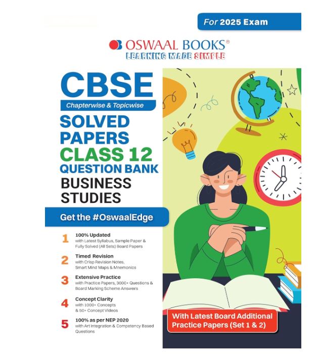 Oswaal CBSE Question Bank Class 12 Business Studies, Chapterwise and Topicwise Solved Papers For Board Exams 2025